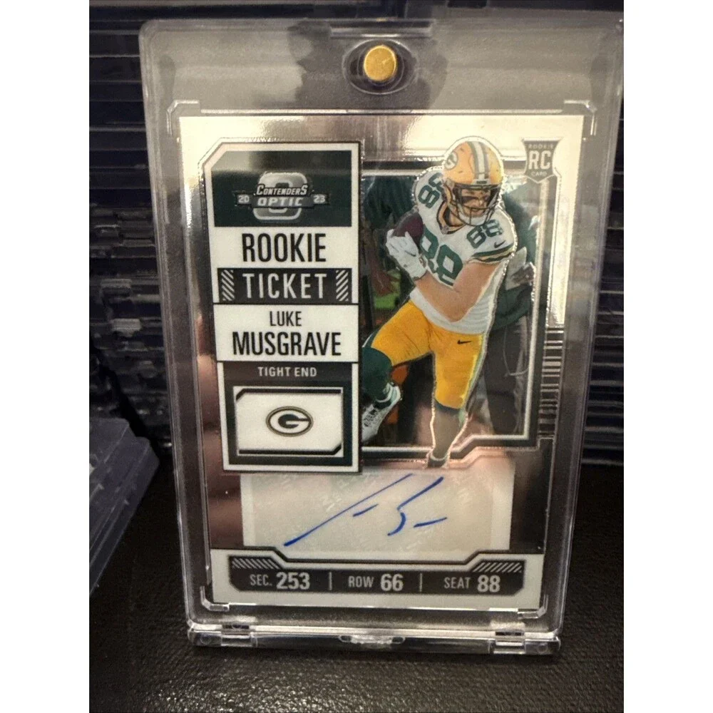 2023 Contenders Optic - Rookie Ticket Auto - #183 Luke Musgrave - Packers 💥💥